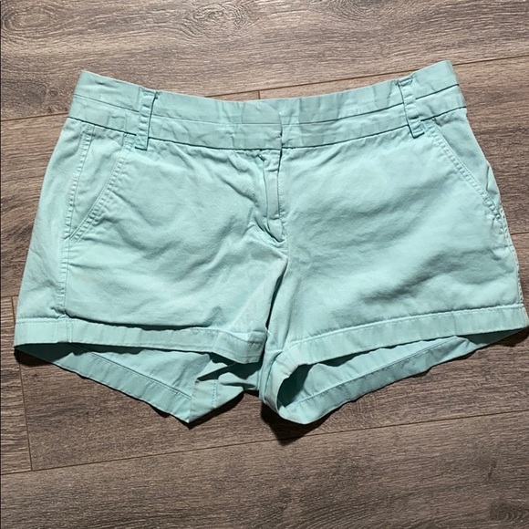 J. Crew Pants - EUC - Mint/Seafoam Green J. Crew Chino Shorts